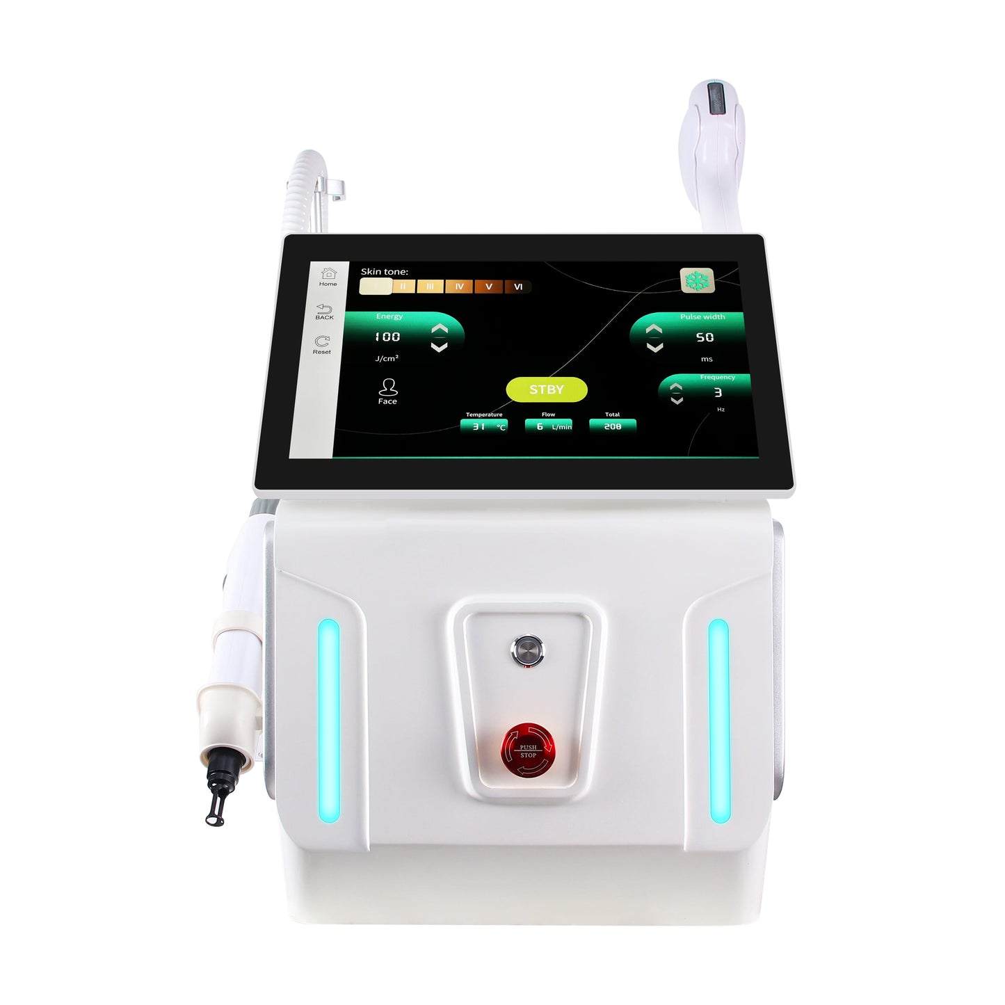 Desktop 2-in-1 Laser System(LLT-512) – Diode Laser for Hair Removal + Picosecond Laser