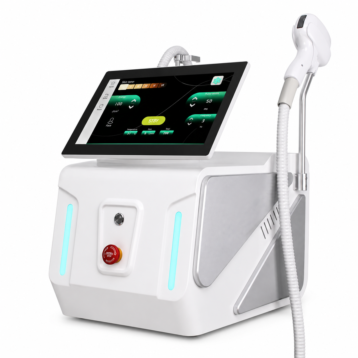 Desktop 2-in-1 Laser System(LLT-512) – Diode Laser for Hair Removal + Picosecond Laser