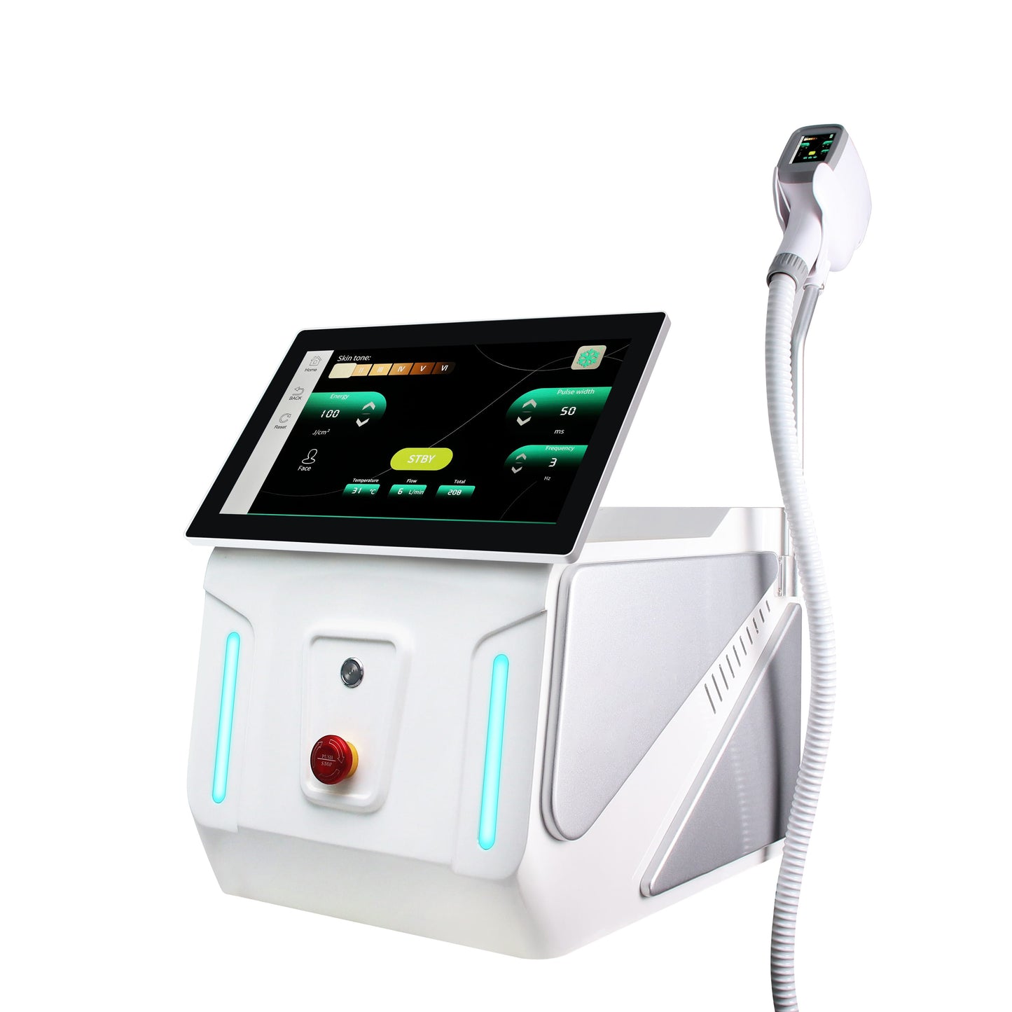 Desktop Diode Laser System(H-513) – TEC Cooling + Handpiece Display